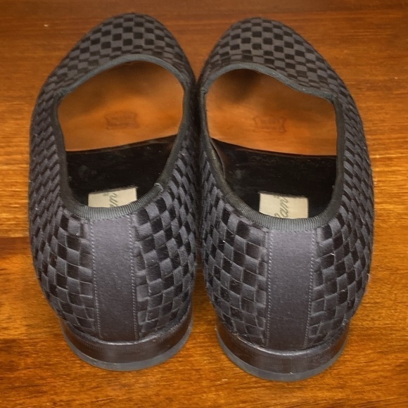 MEZLAN Tuxedo Woven Silk Formal unisex Dress Loafer Shoe Unisex mens 9 womens 10 - Picture 6 of 15